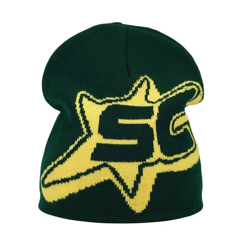 The Skullcap | Y2K Letter Knitted Hip Hop Beanie | Urban Caps NZ