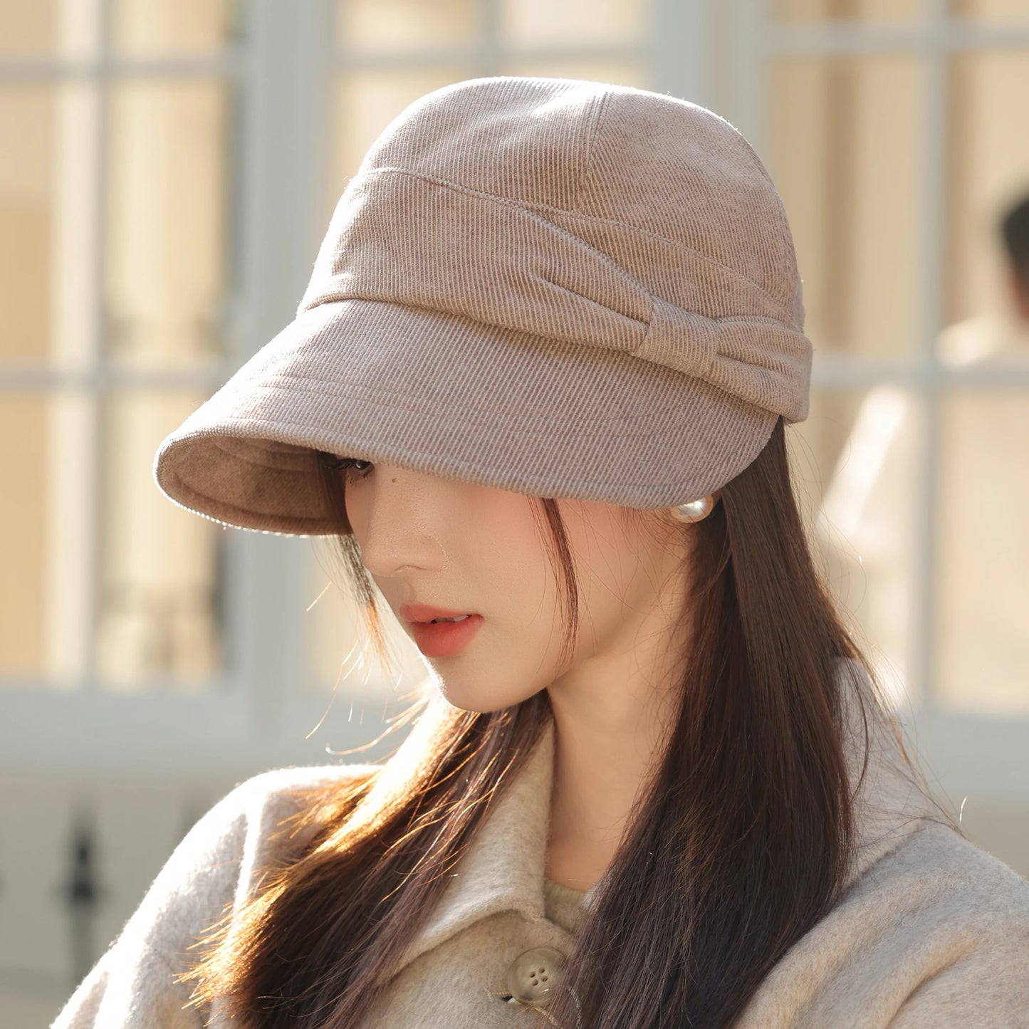 Kew Gardens Bow-Trim Bucket Hat