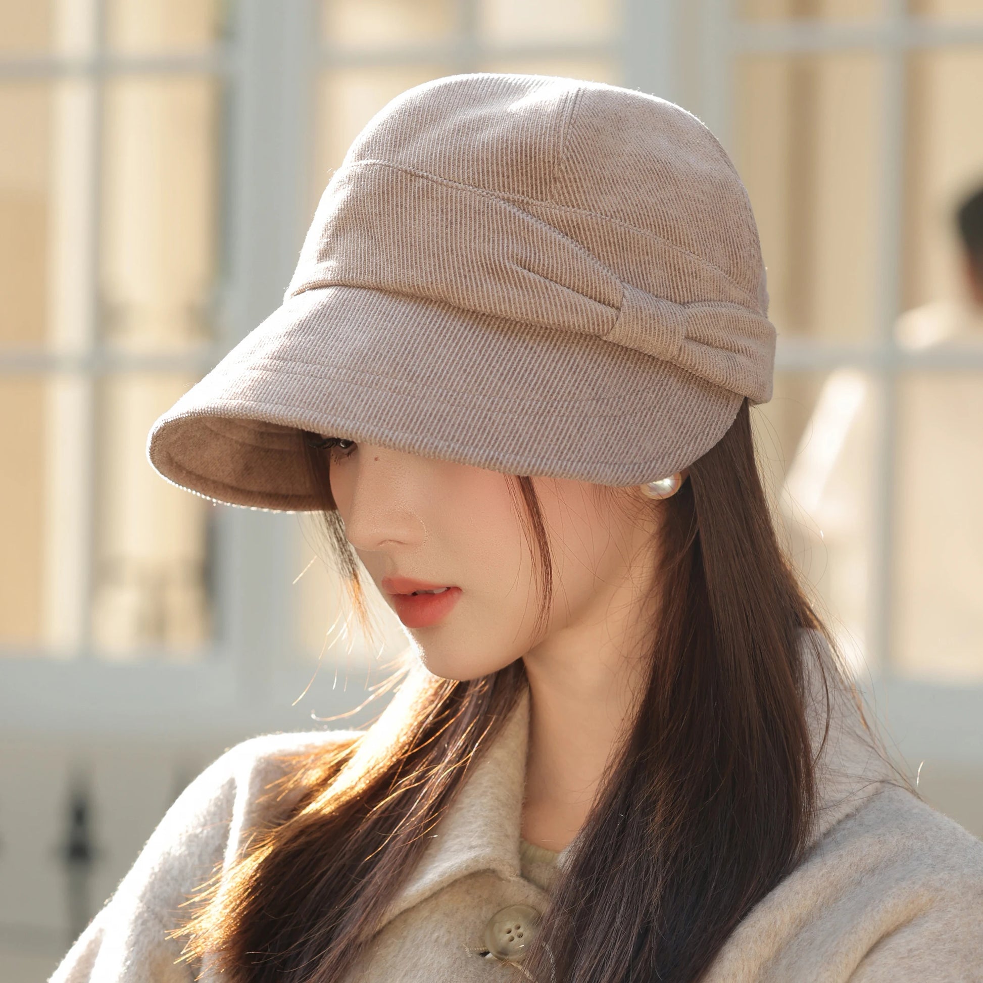 Kew Gardens Bow-Trim Bucket Hat