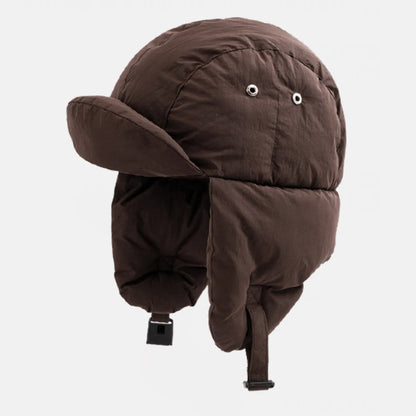 Yamal Snow Trapper Hat in Coffee