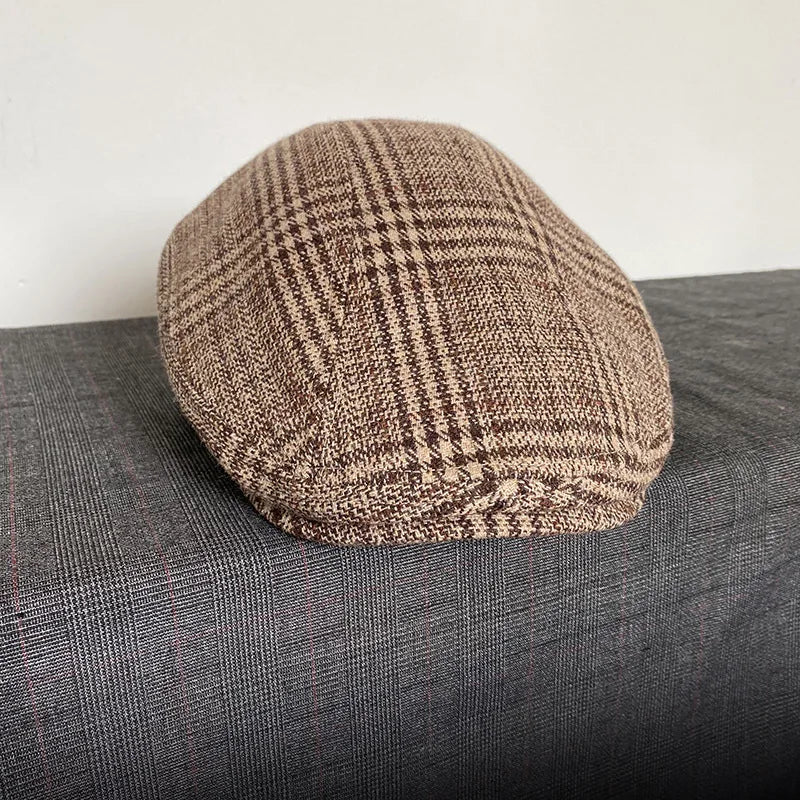 Canterbury Plaid Newsboy Cap