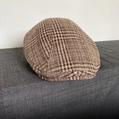 Canterbury Plaid Newsboy Cap