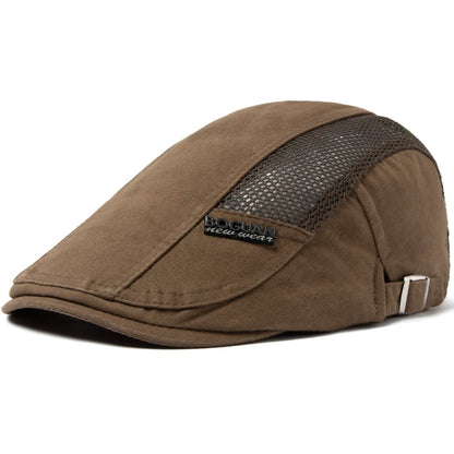Breathable Duckbill Ivy Cap | Gentleman's Driving Flat Cap | Urban Caps NZ