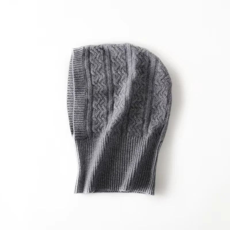 The Cairngorm | 100% Wool Balaclava Hooded Scarf Beanie | Urban Caps NZ