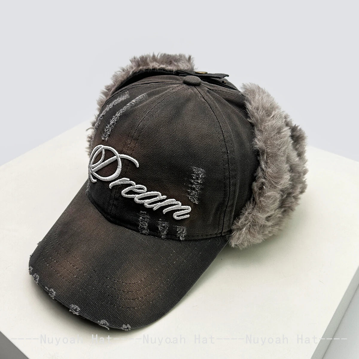 Bowery Distressed Baseball Cap in Lm