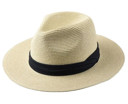 Kingston XL Straw Panama Hat – UPF 50+ Wide Brim Summer Sun Hat (61-63cm)