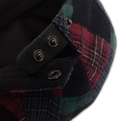 Big Plaid Patchwork Ivy Cap | Retro Country Flat Cap | Urban Caps NZ