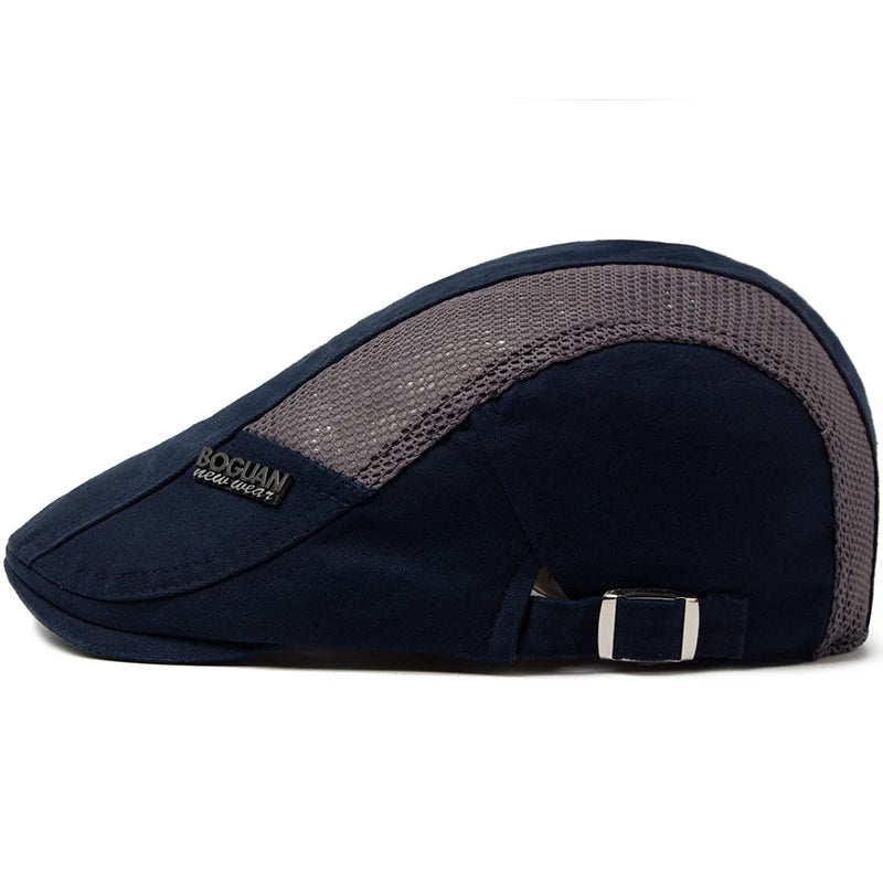 Breathable Duckbill Ivy Cap | Gentleman's Driving Flat Cap | Urban Caps NZ