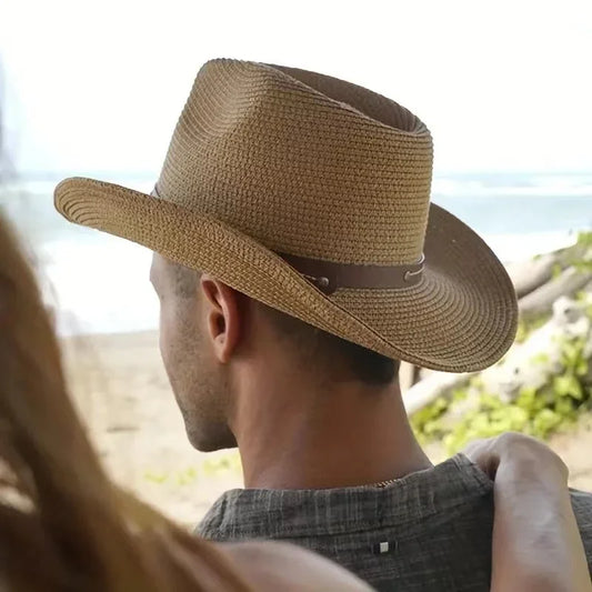 Drover Foldable Straw Cowboy Hat