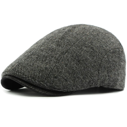 Siena Wool Artist Beret in A Black Grey