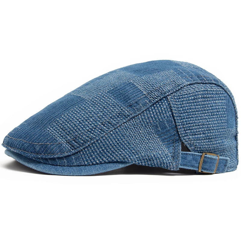 Peaked Cotton Ivy Cap | Traditional Country Flat Cap | Urban Caps NZ