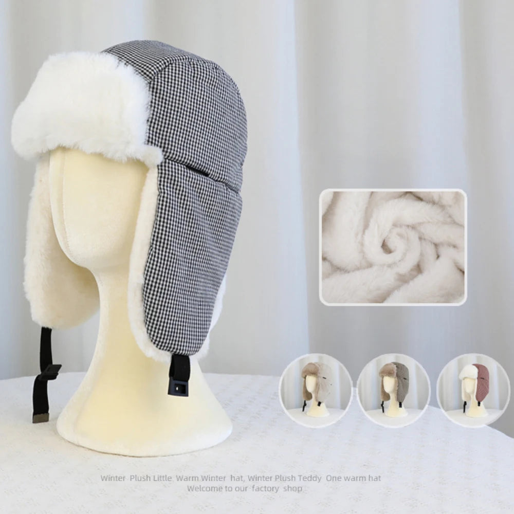 Lapland Plaid Trapper Hat