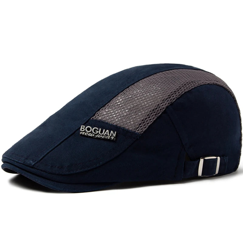 Breathable Duckbill Ivy Cap | Gentleman's Driving Flat Cap | Urban Caps NZ