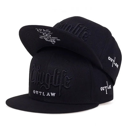 The Hackney | Street Life Embroidery Adjustable Snapback Cap | Urban Caps NZ