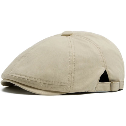 Classic Cotton Newsboy Cap | Daily Wear British Cap | Urban Caps NZ