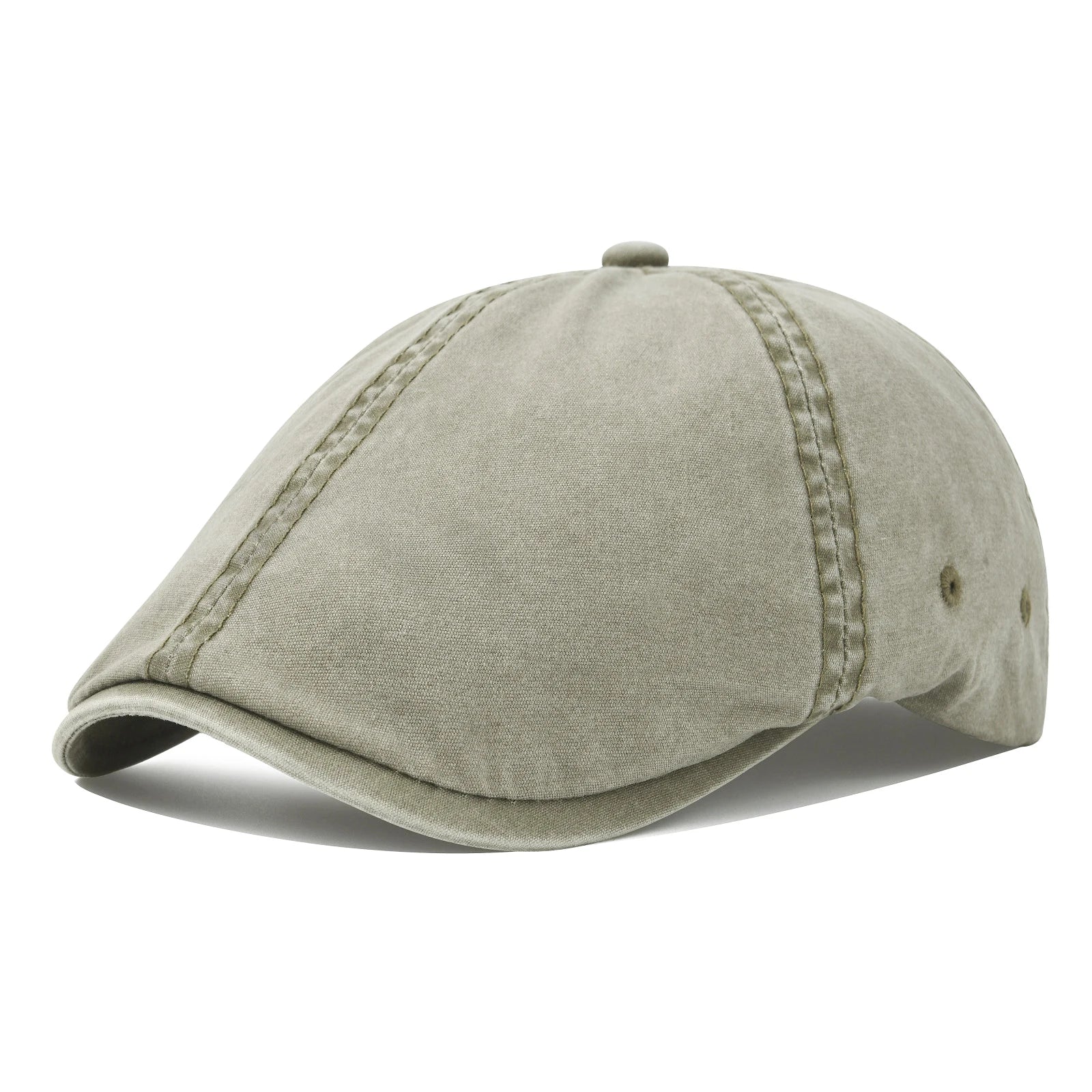 The Thurles | Men's Washed Cotton 6-Panel Button Hunting Cap | Urban Caps NZ