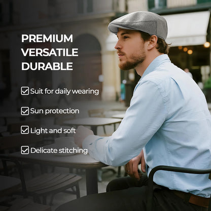 The Kenmare | Men's 100% Cotton Irish Hunting Newsboy Cap | Urban Caps NZ