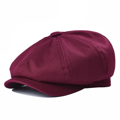 The Savile | Unisex Cotton Twill Oversized Newsboy Cap | Urban Caps NZ