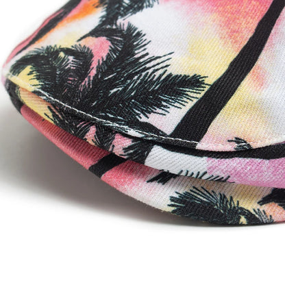 Print Cotton Ivy Cap | Riviera Summer Flat Cap | Urban Caps NZ