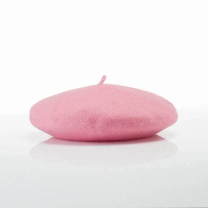 Versailles Wool Beret in Pink