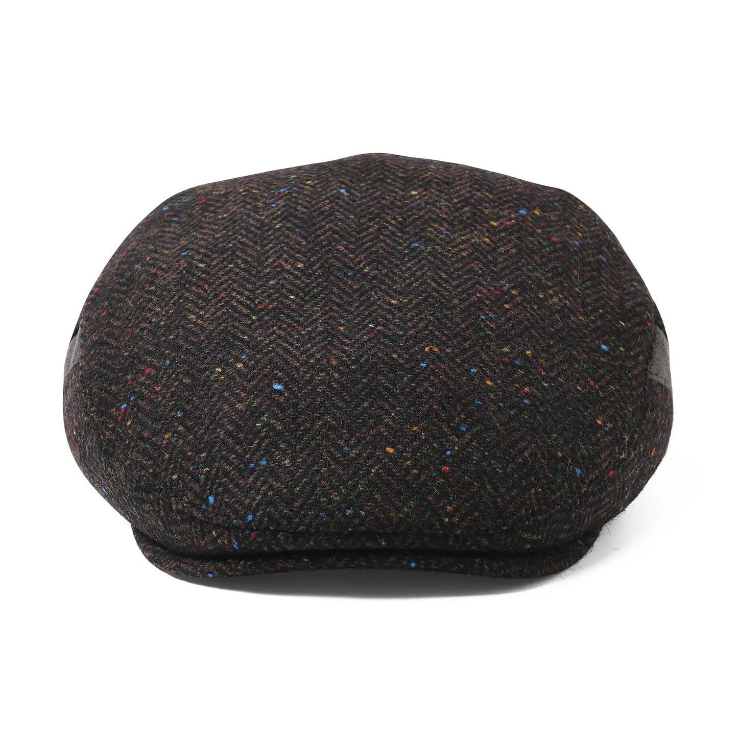 The Dingle | Unisex Wool Tweed Herringbone Irish Flat Cap | Urban Caps NZ