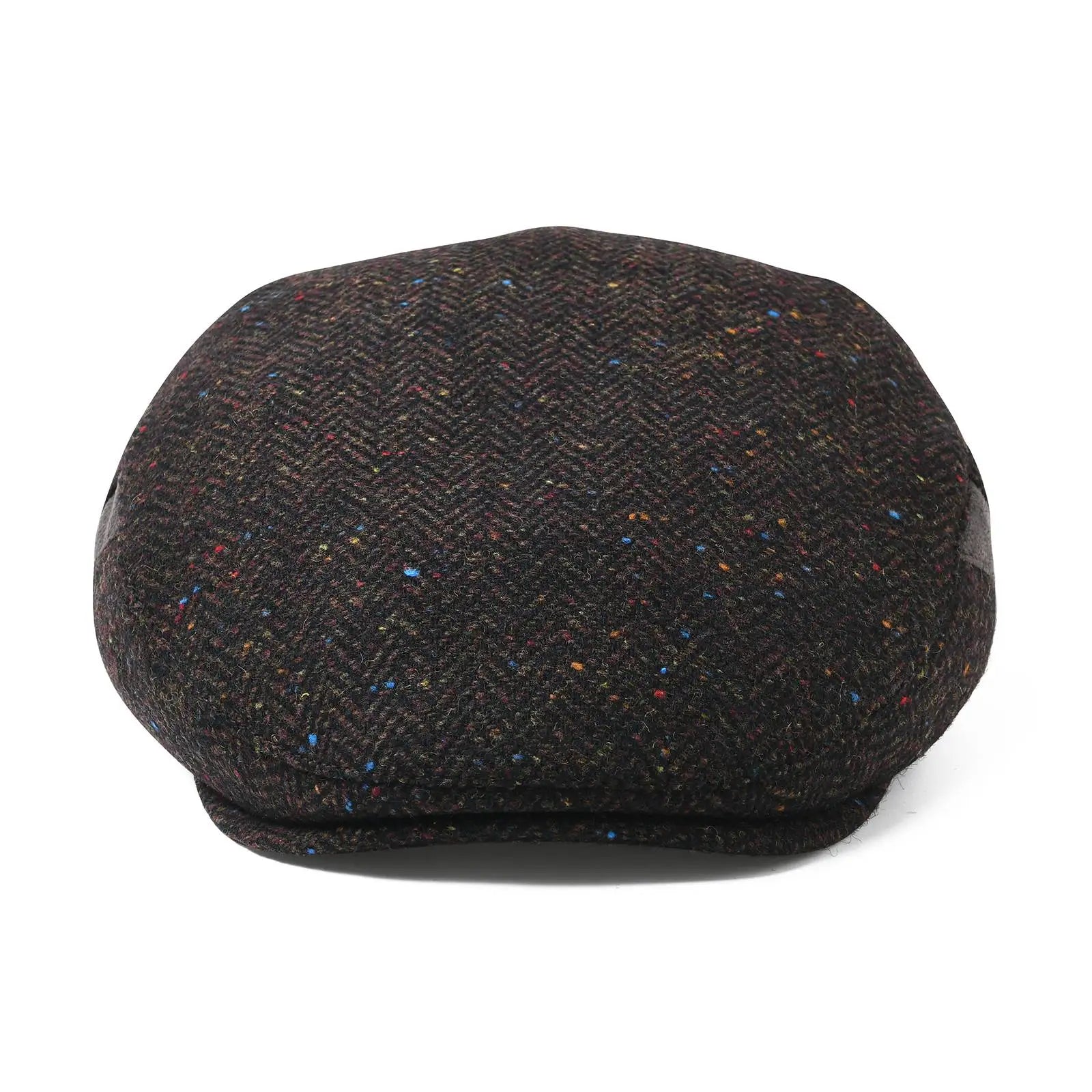 The Dingle | Unisex Wool Tweed Herringbone Irish Flat Cap | Urban Caps NZ