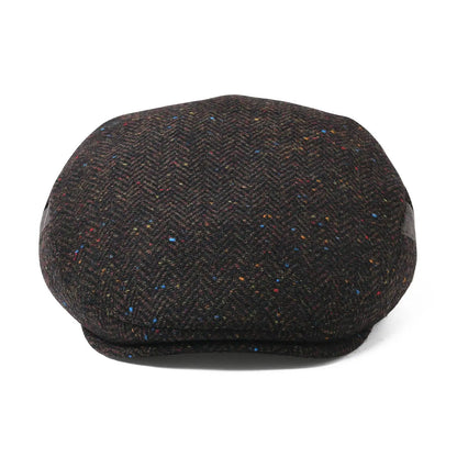 The Dingle | Unisex Wool Tweed Herringbone Irish Flat Cap | Urban Caps NZ