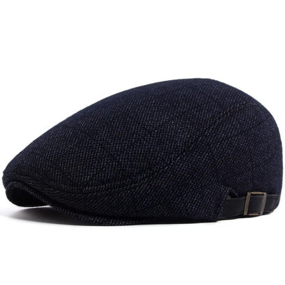 Velvet Grid Ivy Cap | Premium Winter Flat Cap | Urban Caps NZ