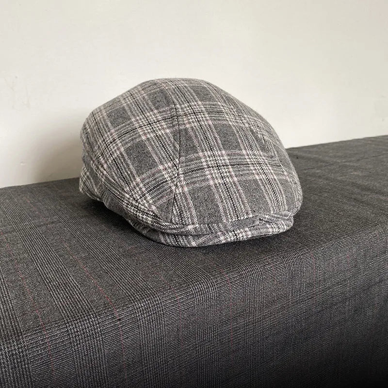 Canterbury Plaid Newsboy Cap