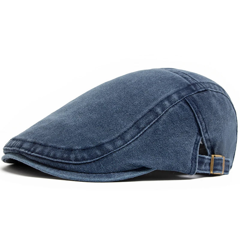 Solid Cotton Ivy Cap | Classic Vintage Flat Cap | Urban Caps NZ