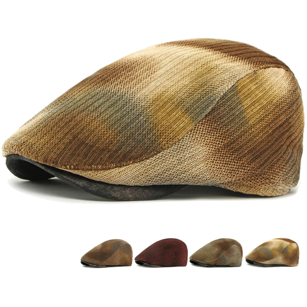Preston Knitted Print Beret