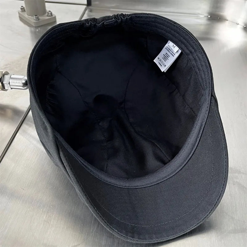 Torino XL Cotton Flat Cap – Extra Large Newsboy Cap for Men & Women (55–65cm)