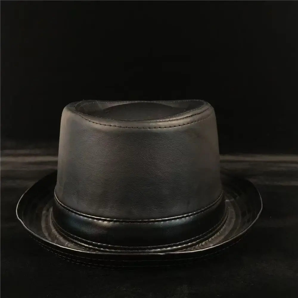 Kingsley Faux Leather Fedora