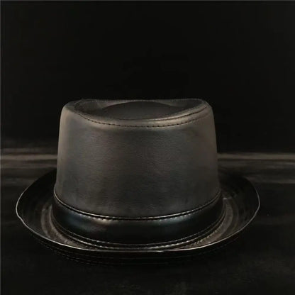 Kingsley Faux Leather Fedora