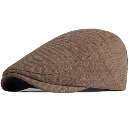 Hastings Octagonal Retro Beret in Coffee