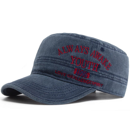 Retro Embroidered Cotton Military Cap | Outdoor Army Cap | Urban Caps NZ