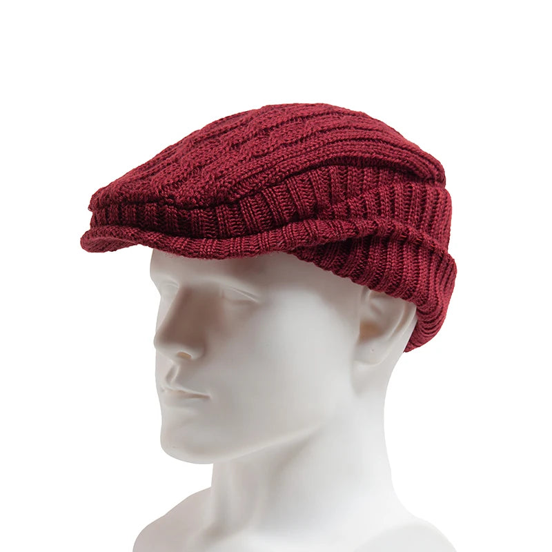 Knitted Earflap Ivy Cap | Scottish Country Flat Cap | Urban Caps NZ