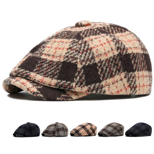 Bakewell Plaid Winter Beret