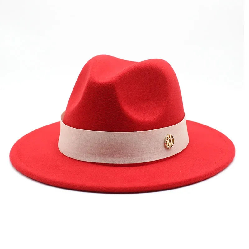 Ascot Formal Fedora in Red