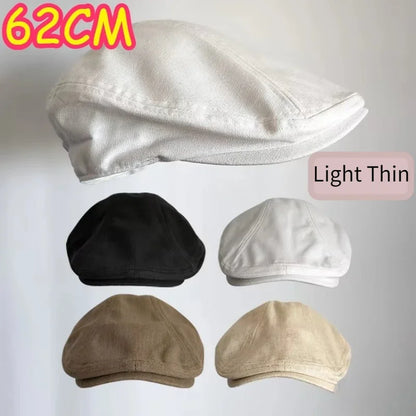 Chester Linen Newsboy Cap