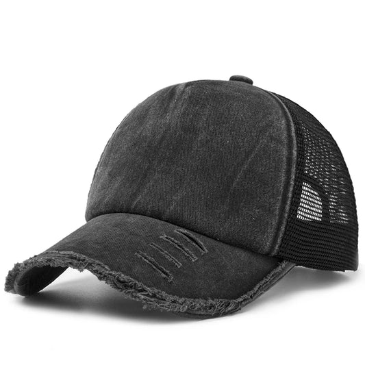 Mesh Solid Colour Baseball Cap | Summer Sports Cap | Urban Caps NZ