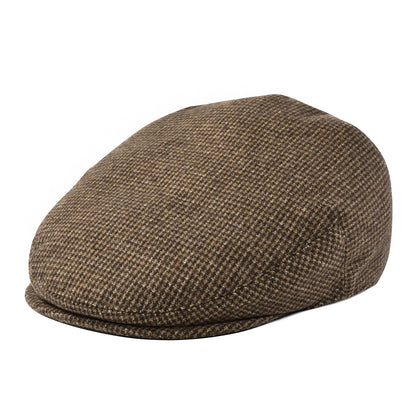 The Lochgilphead | Men's Soft Wool Tweed Check Newsboy Cap | Urban Caps NZ