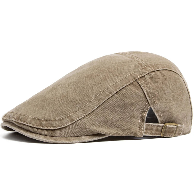 Solid Cotton Ivy Cap | Classic Vintage Flat Cap | Urban Caps NZ
