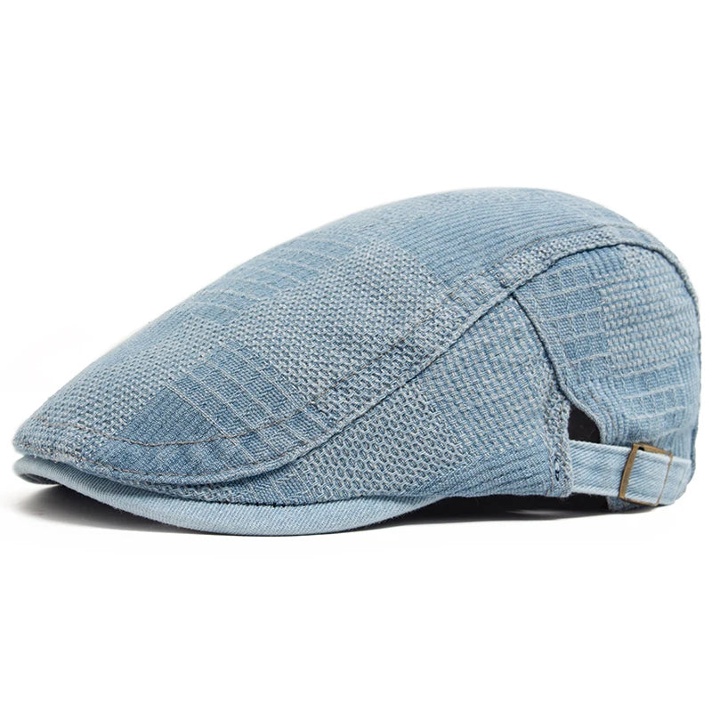 Peaked Cotton Ivy Cap | Traditional Country Flat Cap | Urban Caps NZ