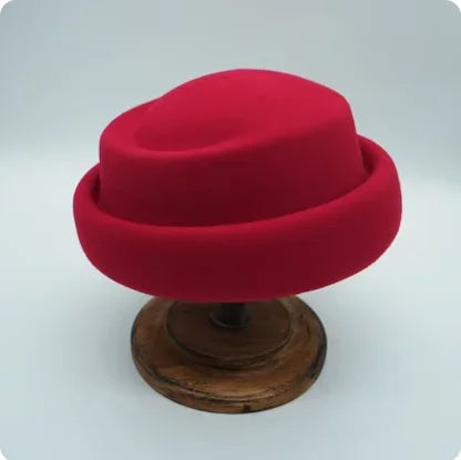 Provence Wool Beret in Red