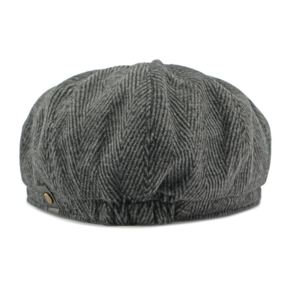 Melrose Striped Wool Beret