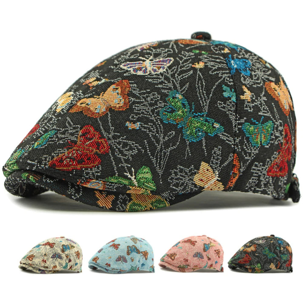 Tewkesbury Animal-Print Beret