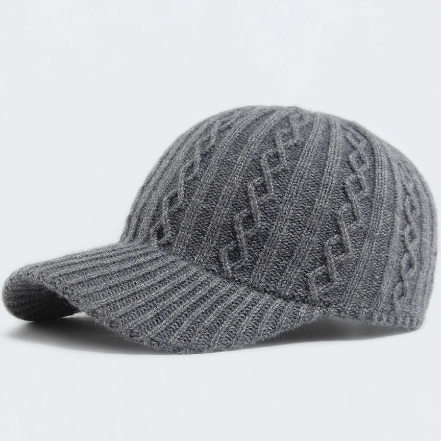 Knitted Warm Baseball Cap | Autumn Winter Sports Cap | Urban Caps NZ