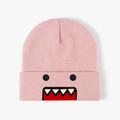 The Domo | Cartoon Character Embroidered Knitted Beanie | Urban Caps NZ