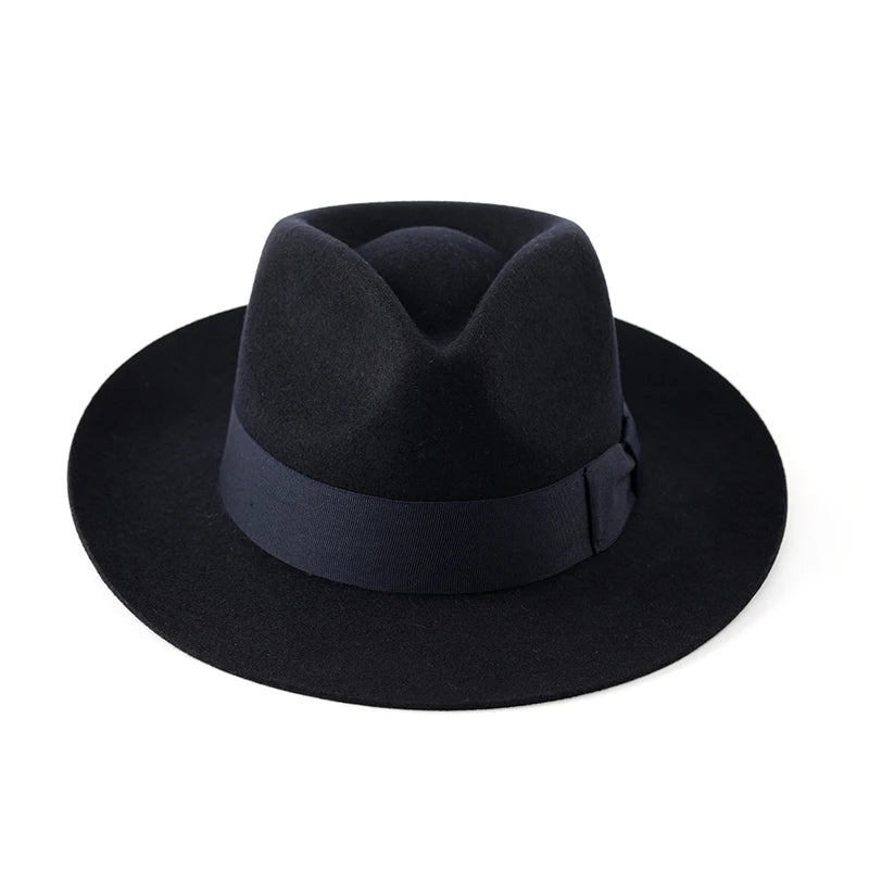 Wool Fedora Hat NZ – Wide Brim Felt Fedora with Satin Lining